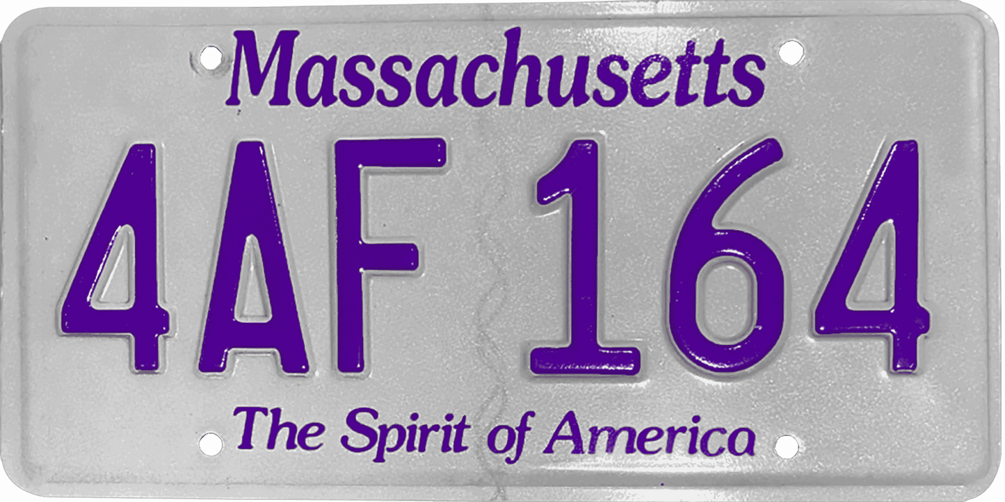 Massachusetts License Plate Wrap Kit