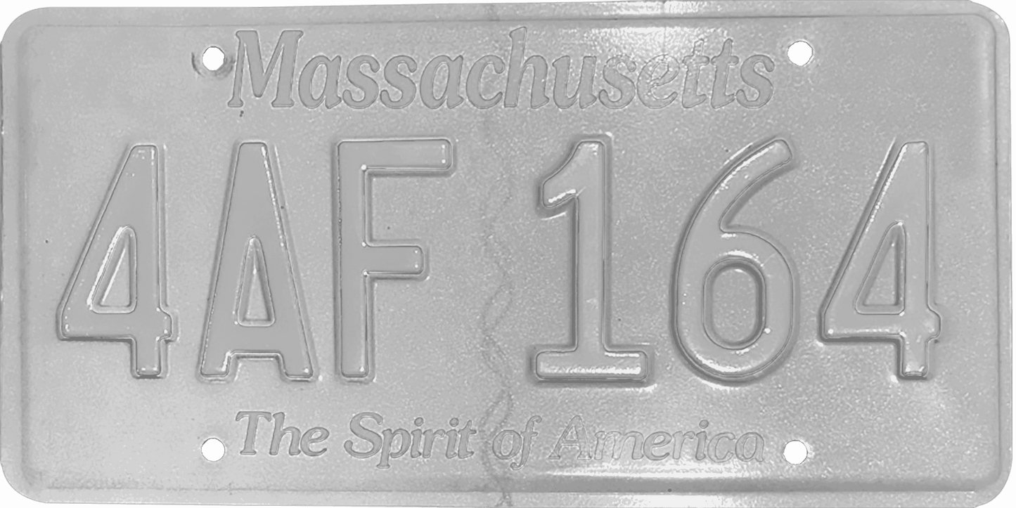 Massachusetts License Plate Wrap Kit