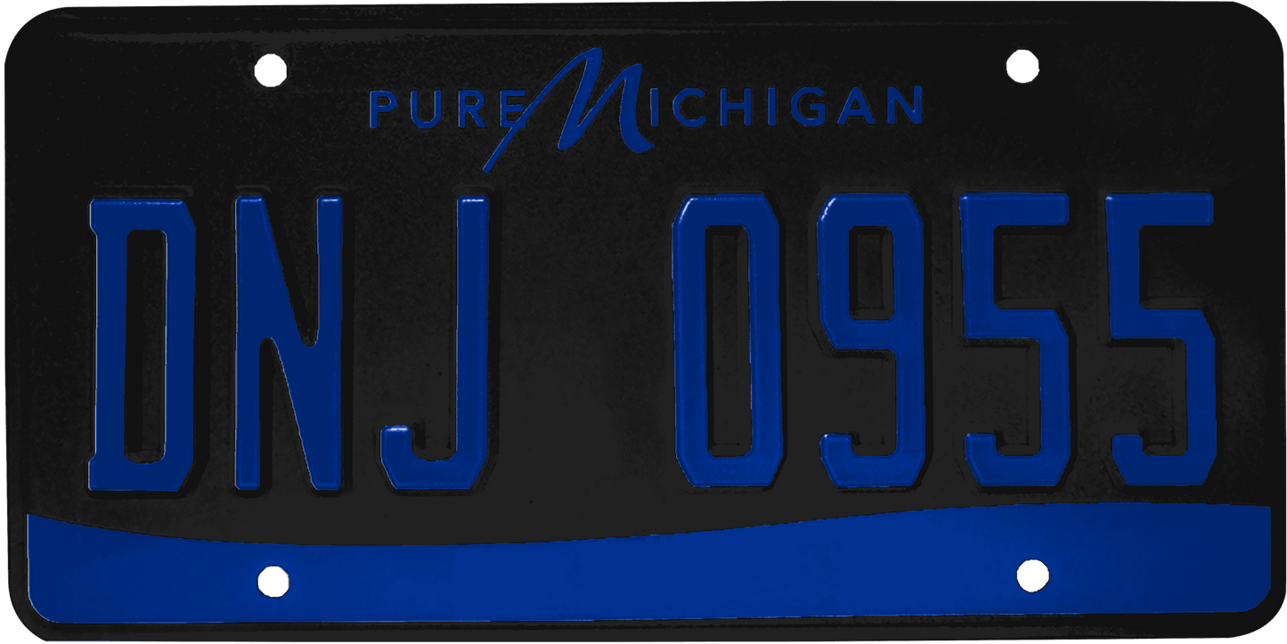 Michigan License Plate Wrap Kit