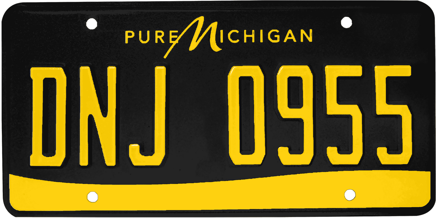 Michigan License Plate Wrap Kit