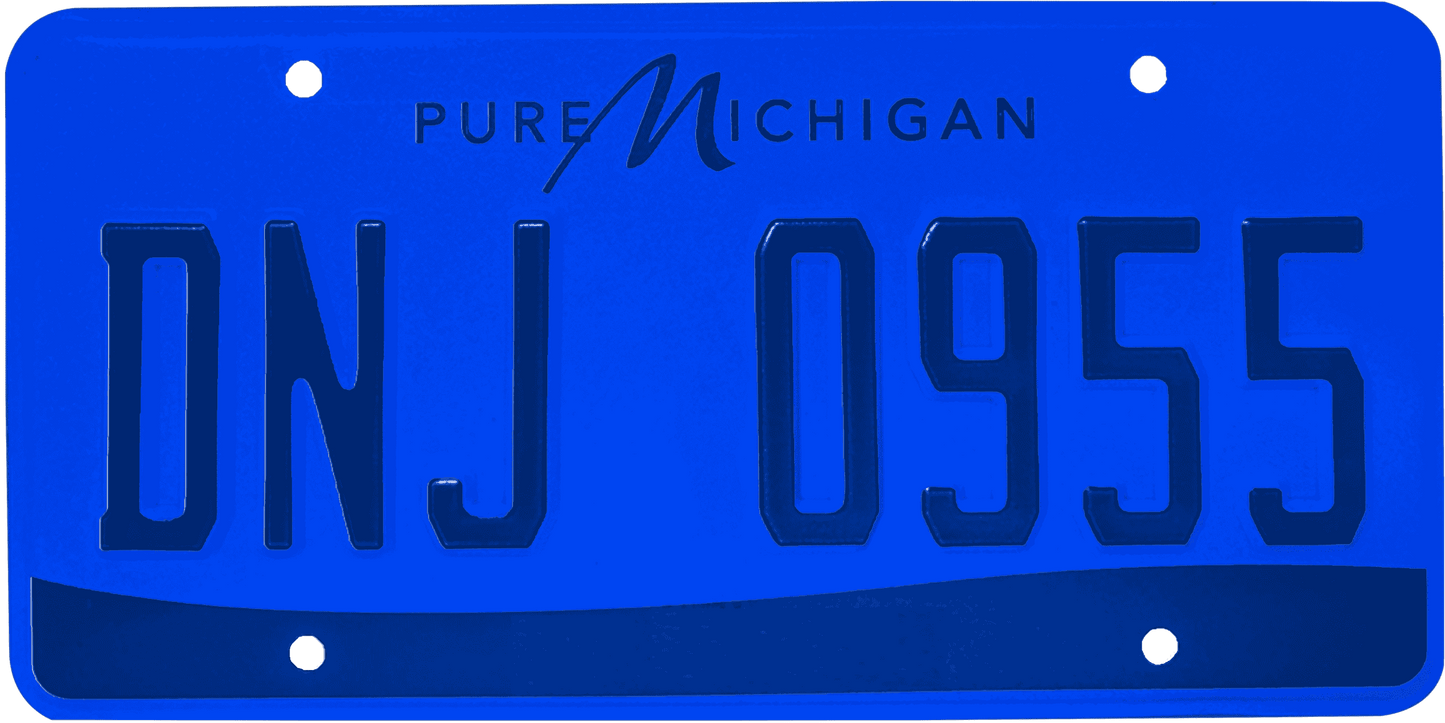 Michigan License Plate Wrap Kit