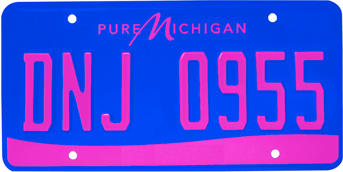 Michigan License Plate Wrap Kit