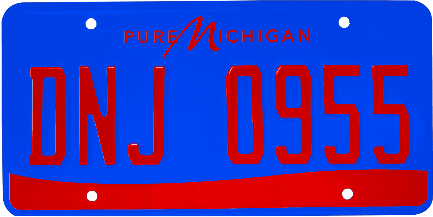 Michigan License Plate Wrap Kit