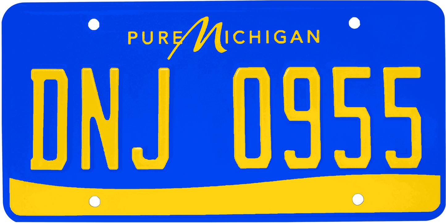 Michigan License Plate Wrap Kit