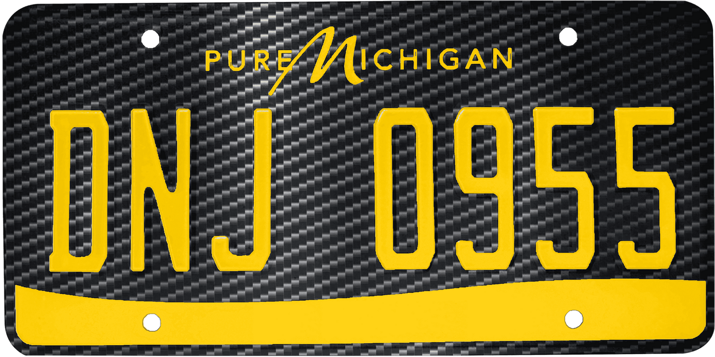 Michigan License Plate Wrap Kit