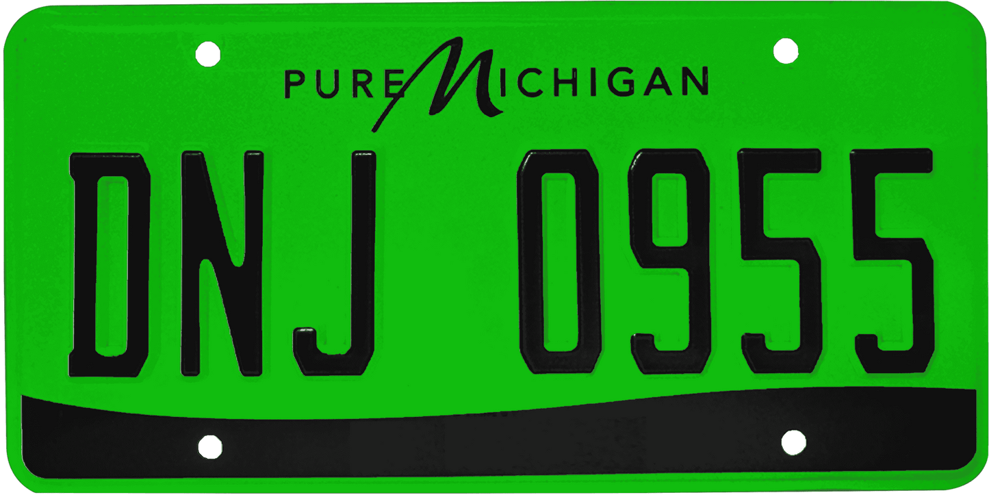 Michigan License Plate Wrap Kit