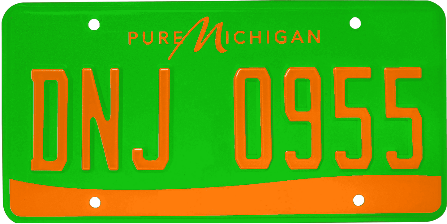 Michigan License Plate Wrap Kit