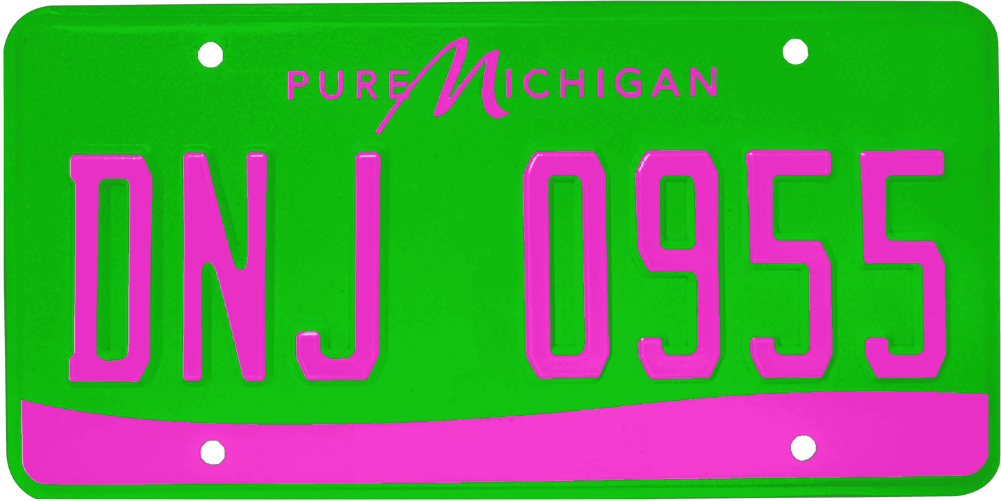 Michigan License Plate Wrap Kit