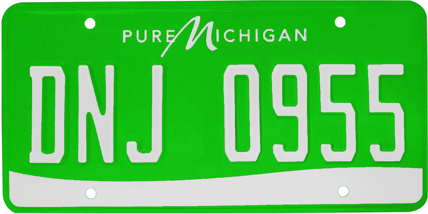 Michigan License Plate Wrap Kit