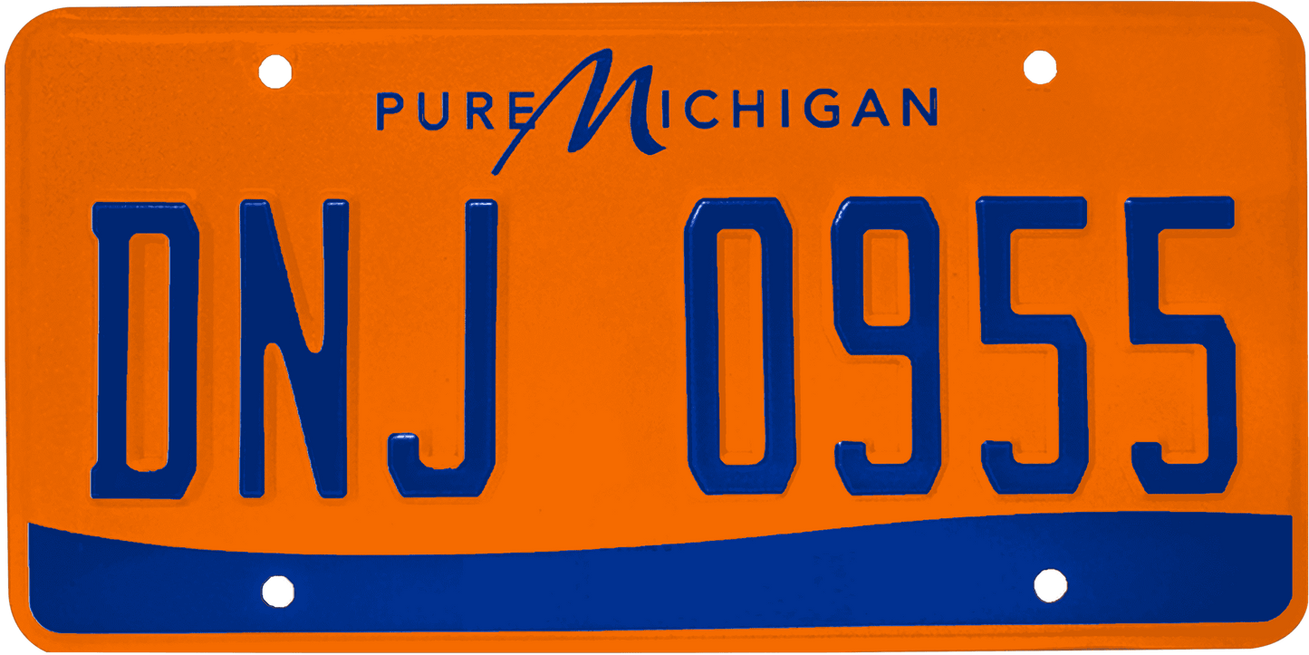 Michigan License Plate Wrap Kit