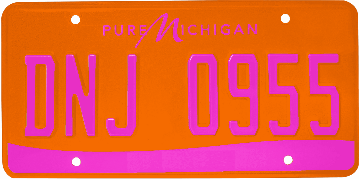 Michigan License Plate Wrap Kit