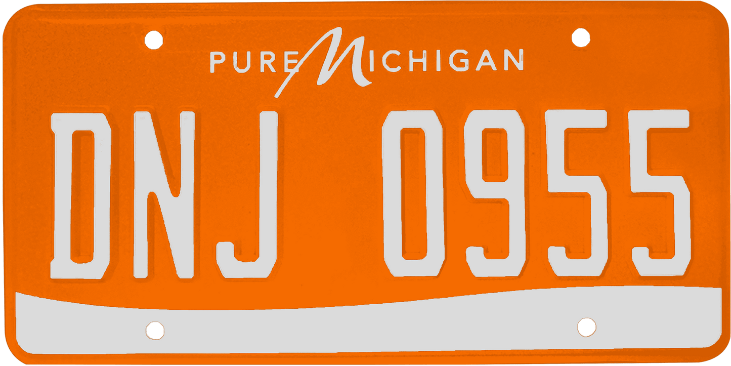 Michigan License Plate Wrap Kit