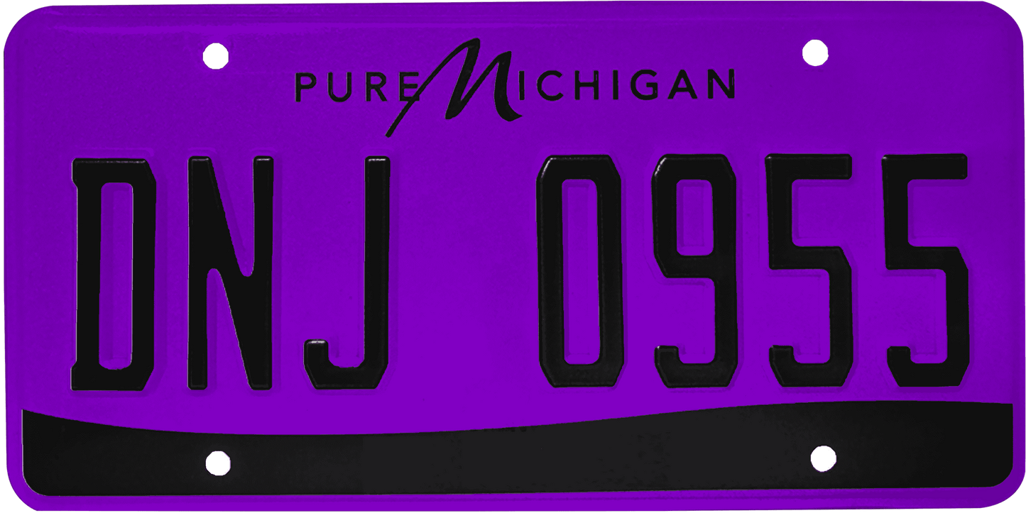 Michigan License Plate Wrap Kit