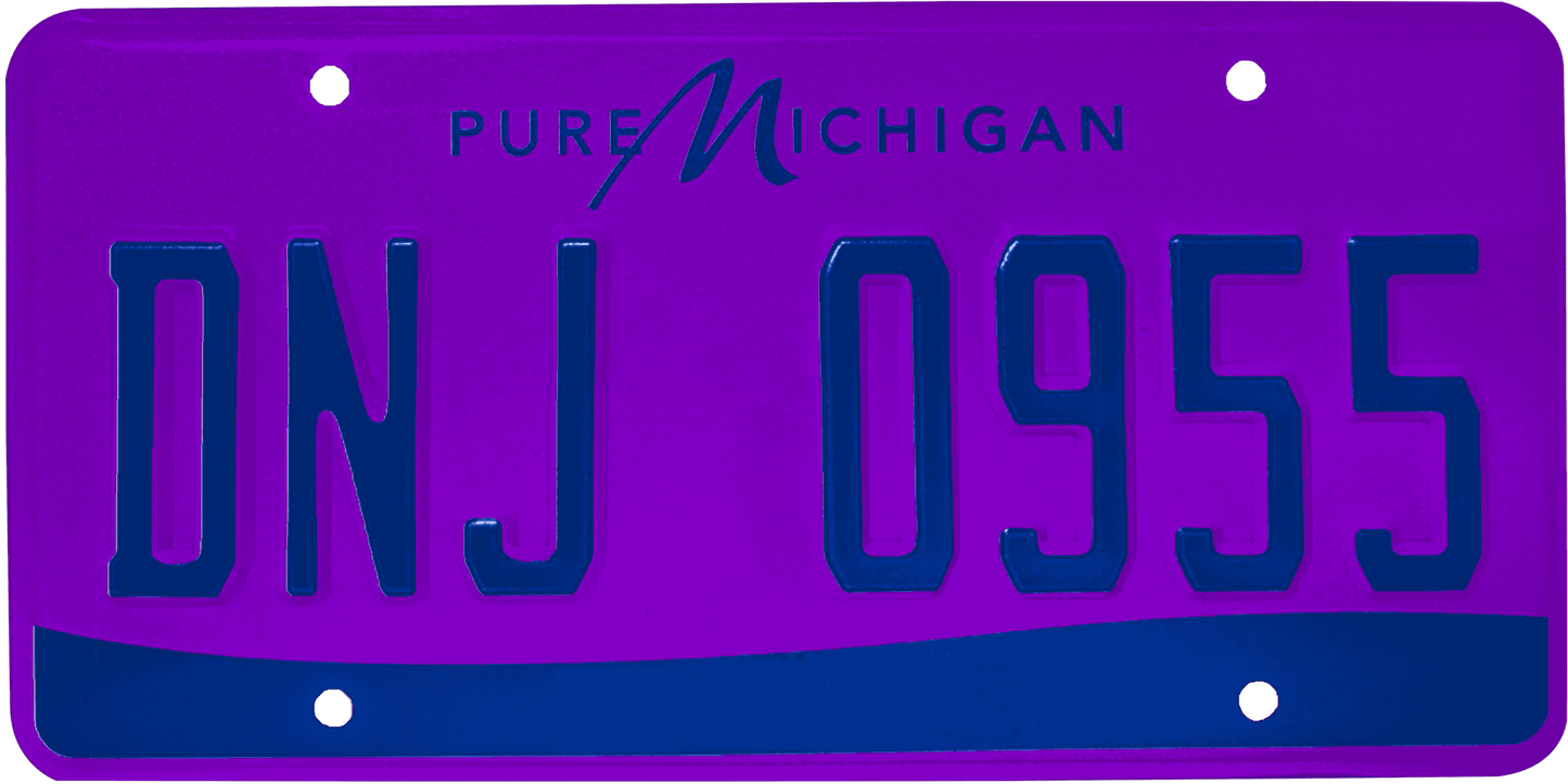 Michigan License Plate Wrap Kit