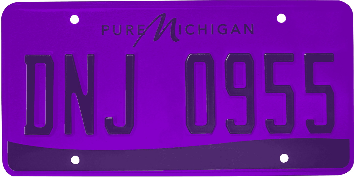 Michigan License Plate Wrap Kit