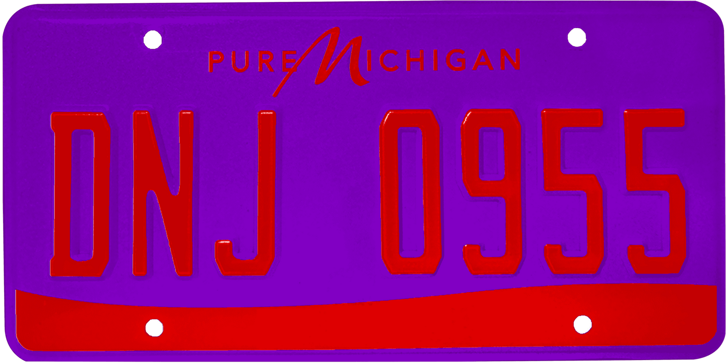 Michigan License Plate Wrap Kit