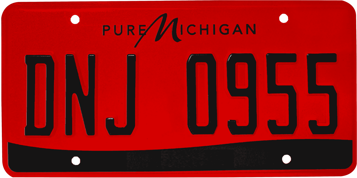 Michigan License Plate Wrap Kit