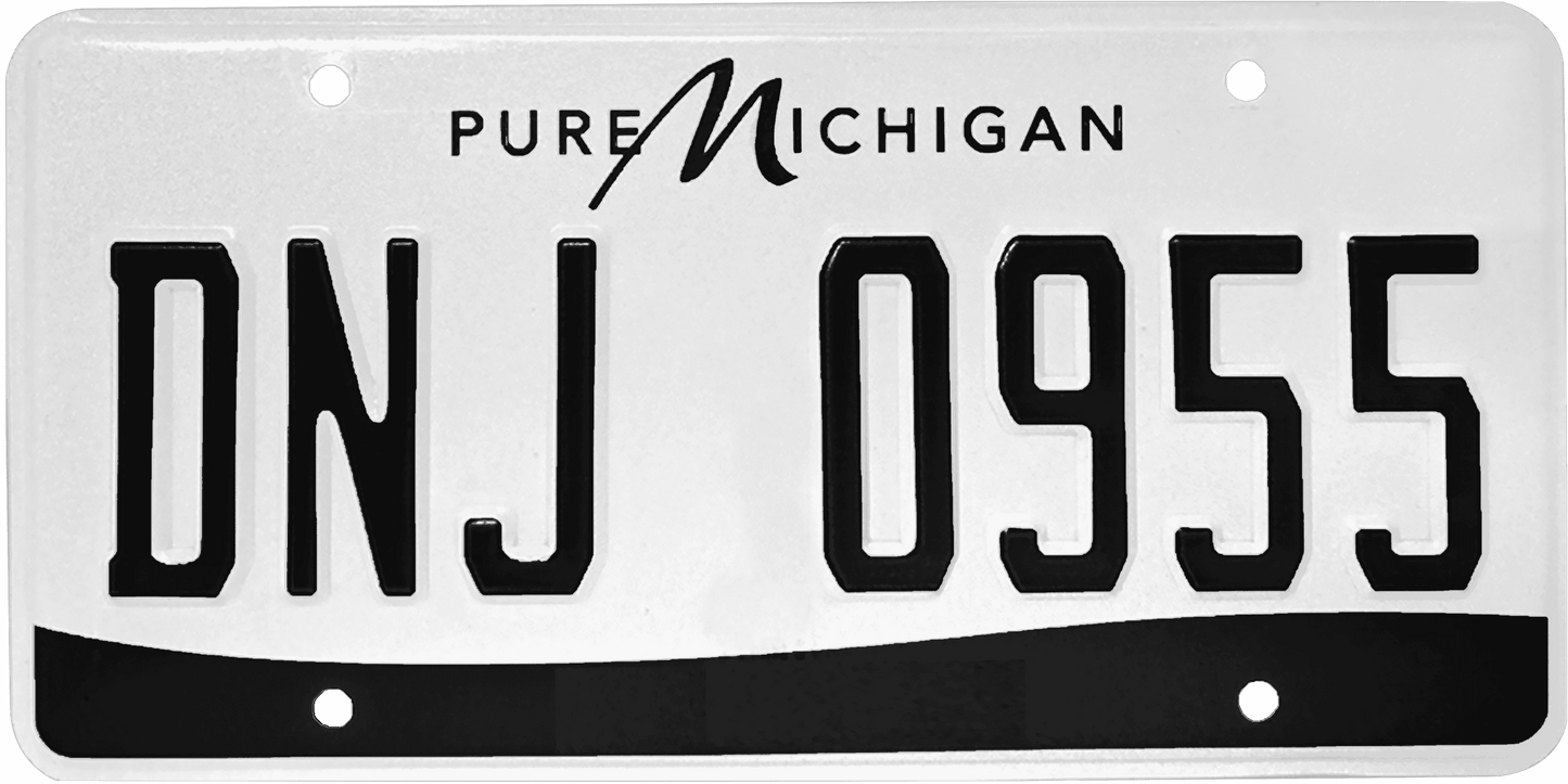 Michigan License Plate Wrap Kit