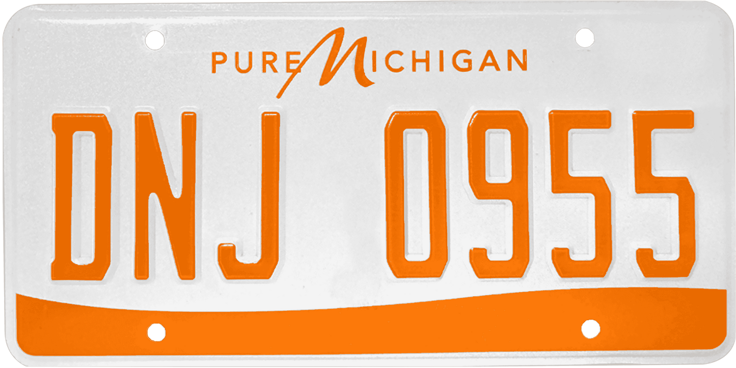 Michigan License Plate Wrap Kit