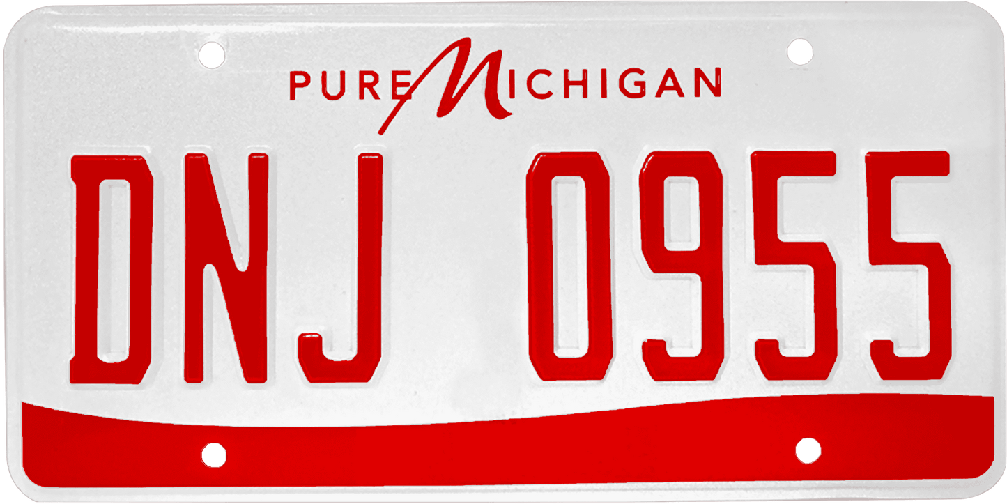 Michigan License Plate Wrap Kit