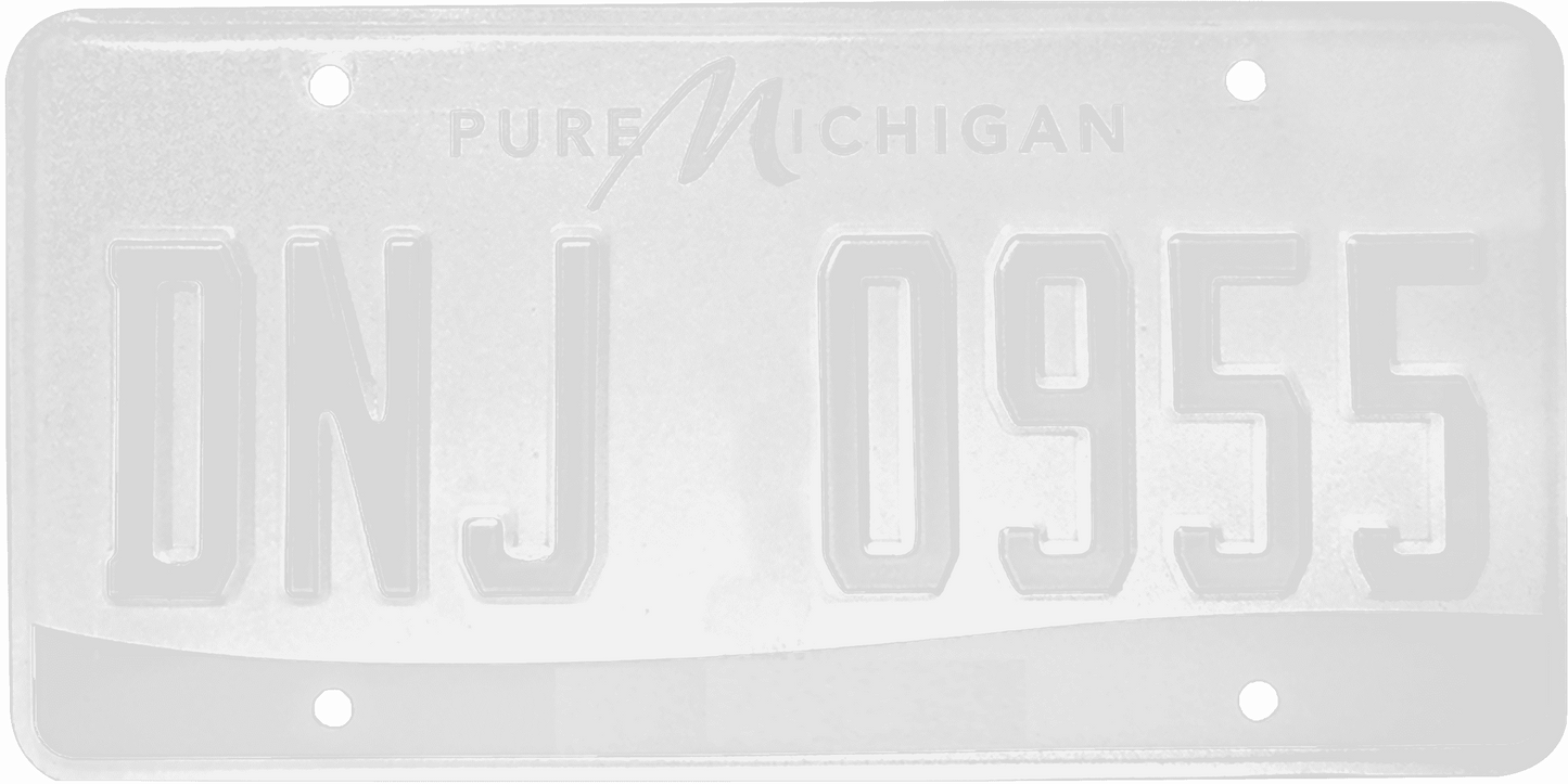 Michigan License Plate Wrap Kit