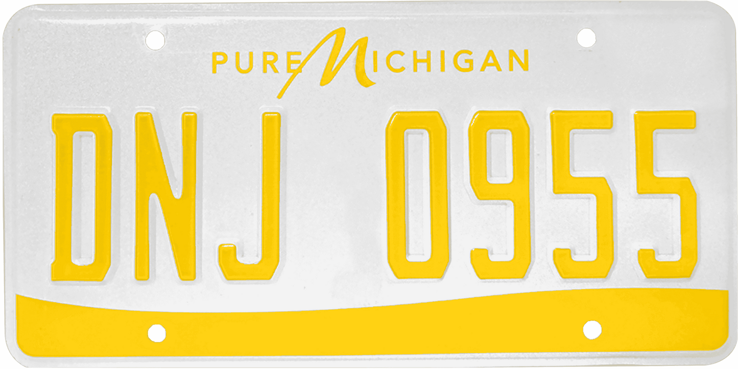 Michigan License Plate Wrap Kit