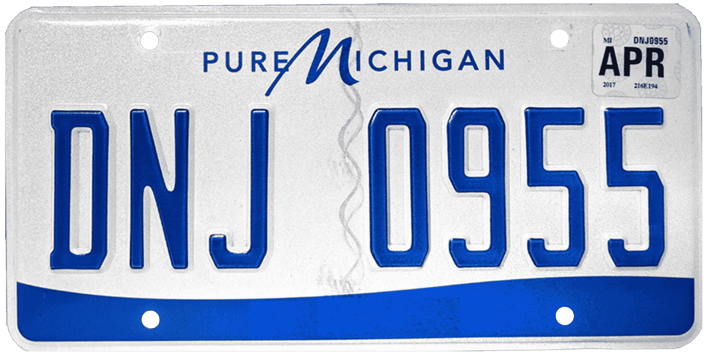 Michigan License Plate Wrap Kit