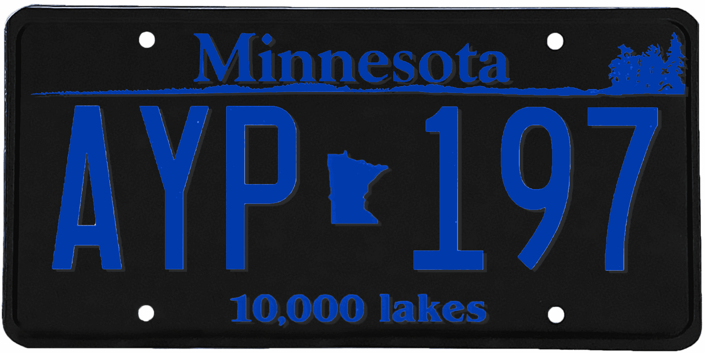 Minnesota License Plate Wrap Kit