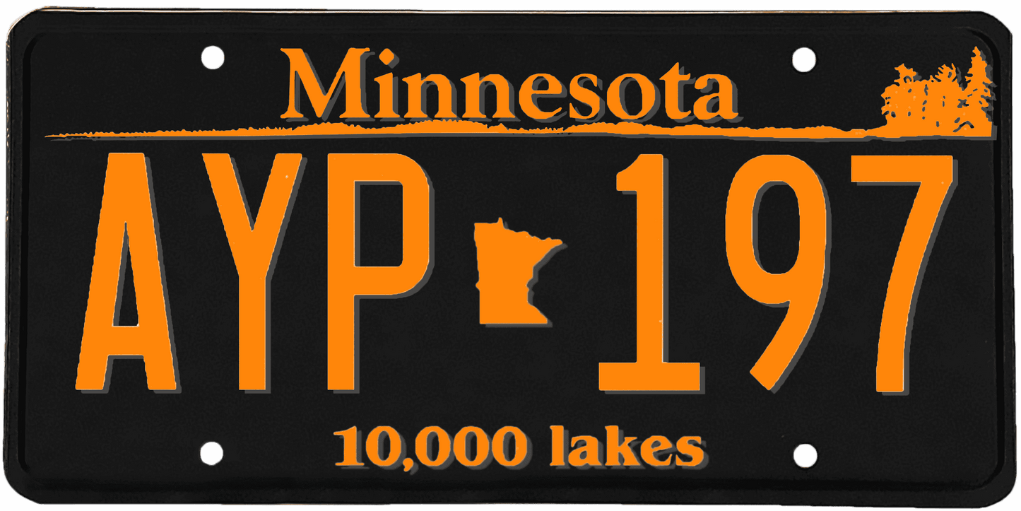 Minnesota License Plate Wrap Kit