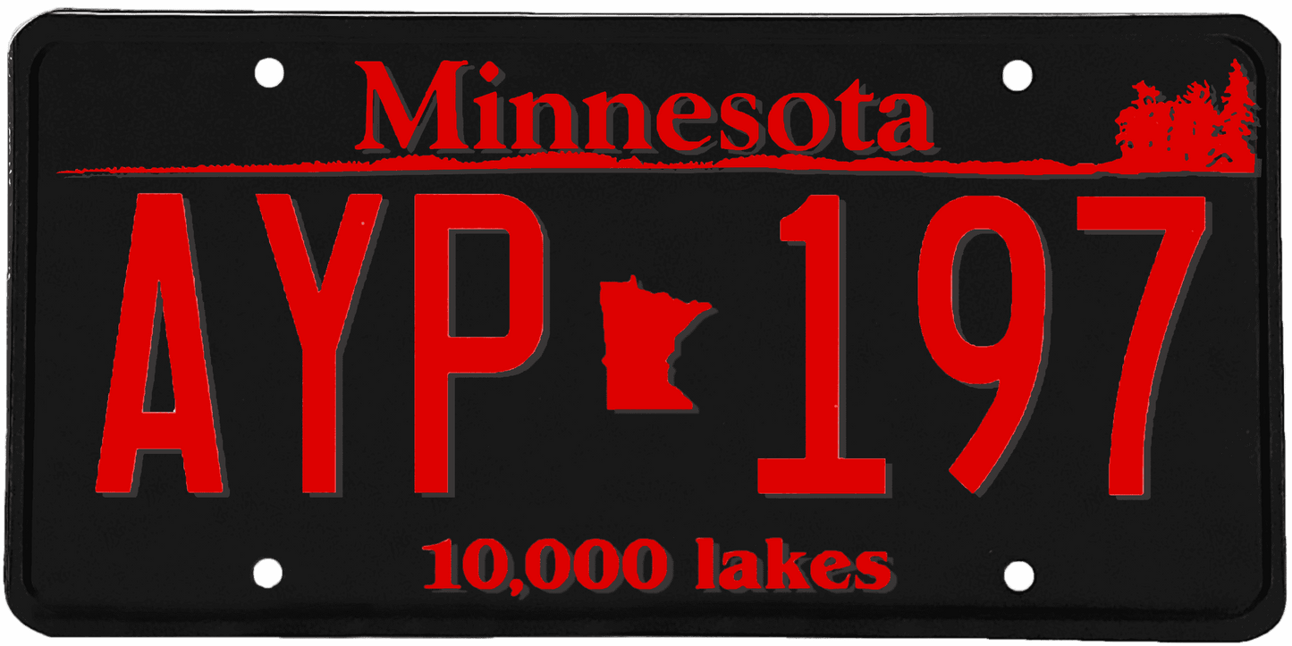 Minnesota License Plate Wrap Kit