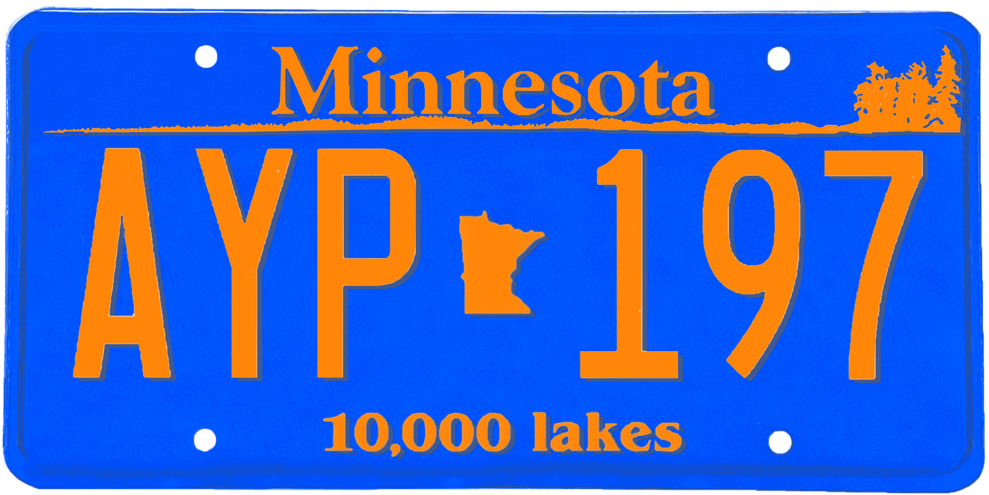 Minnesota License Plate Wrap Kit