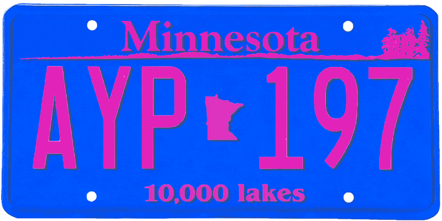 Minnesota License Plate Wrap Kit