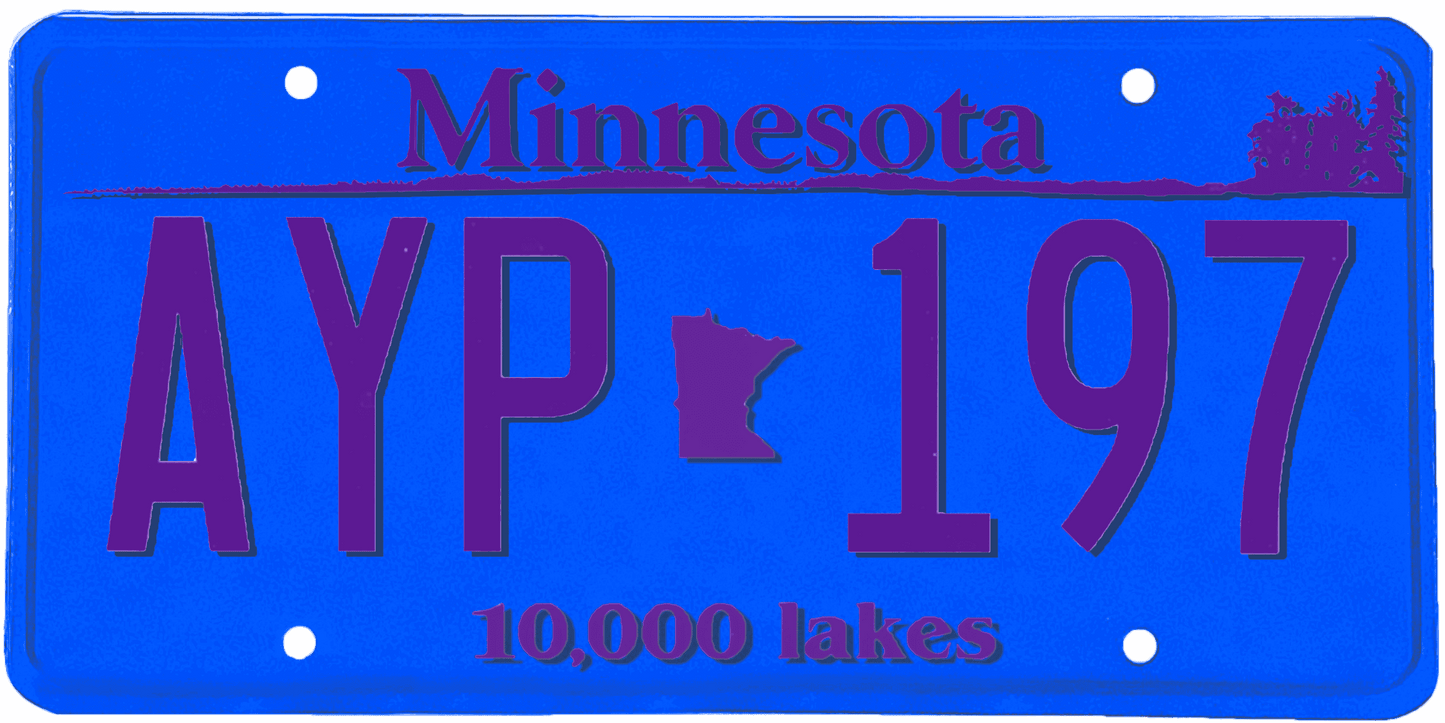 Minnesota License Plate Wrap Kit