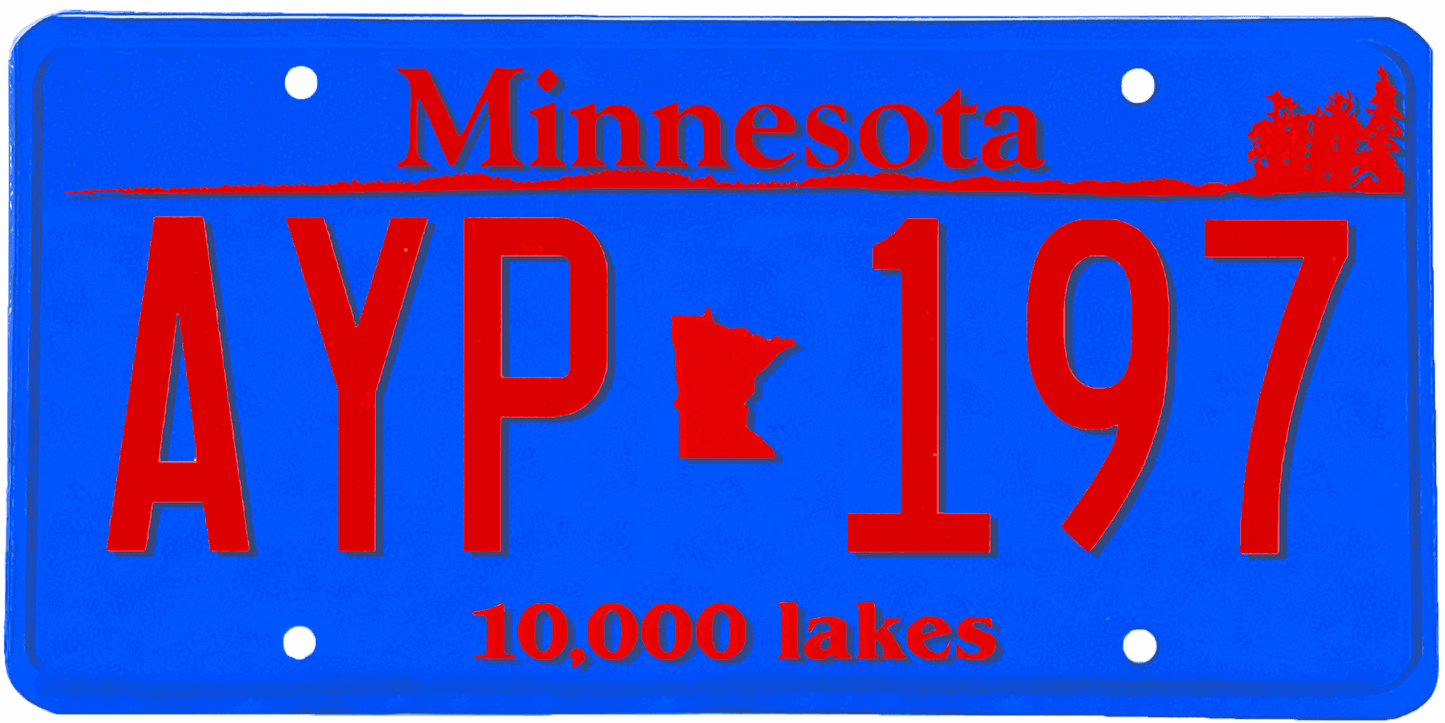 Minnesota License Plate Wrap Kit