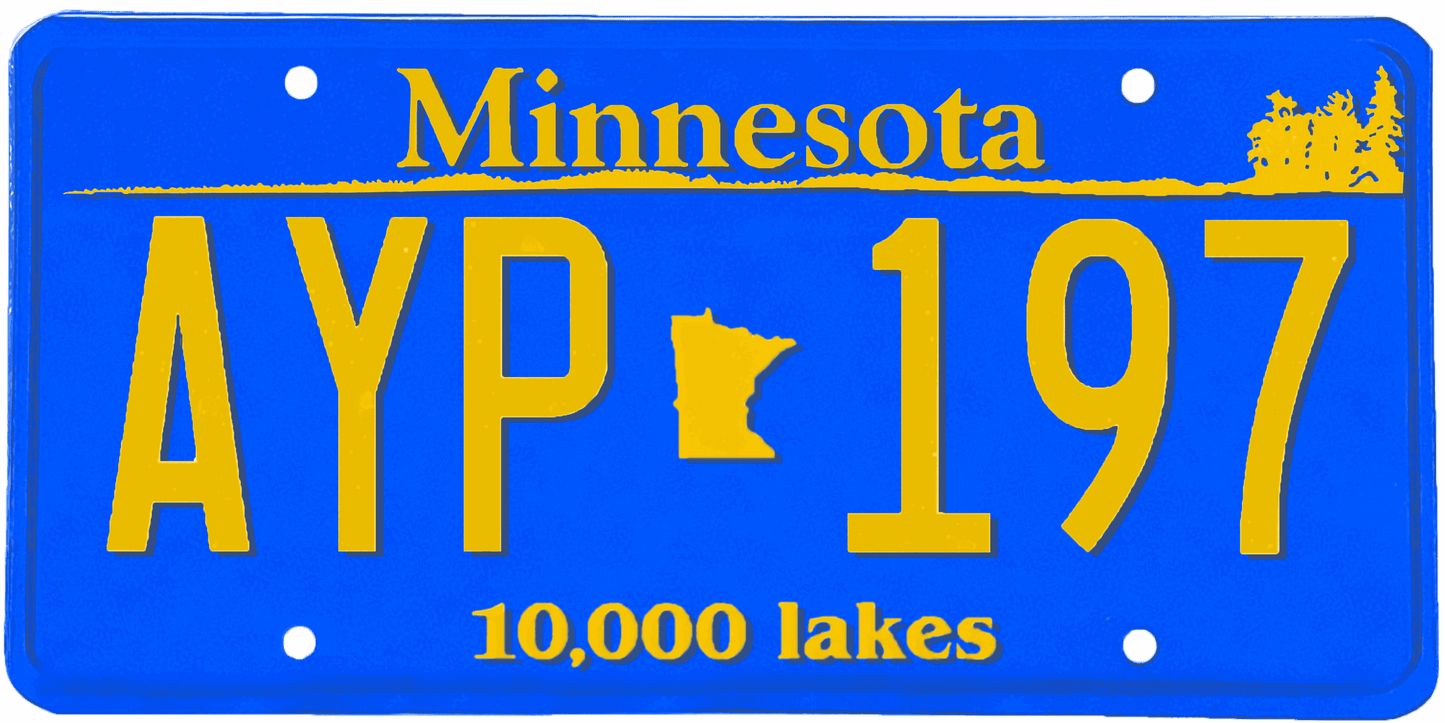 Minnesota License Plate Wrap Kit