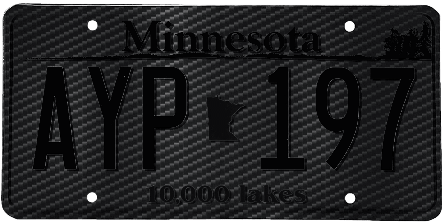 Minnesota License Plate Wrap Kit