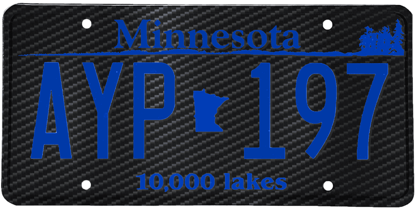 Minnesota License Plate Wrap Kit