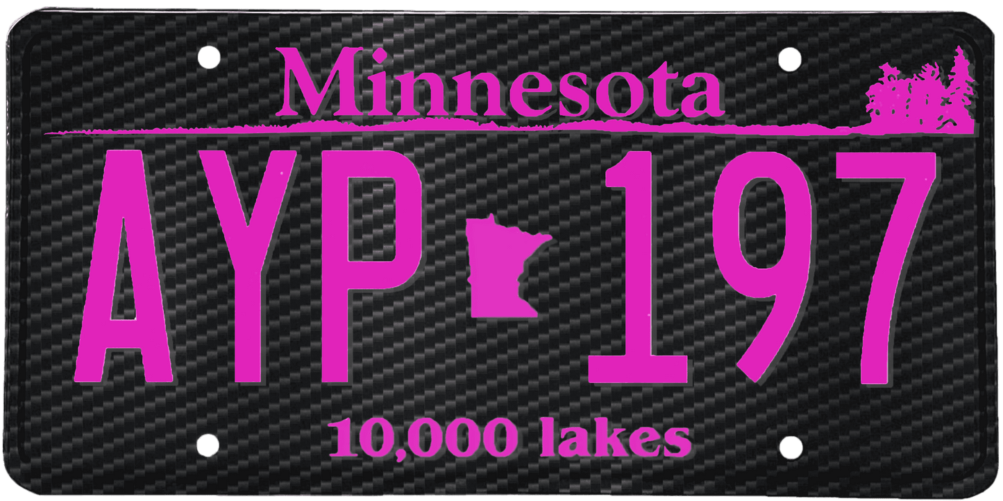 Minnesota License Plate Wrap Kit