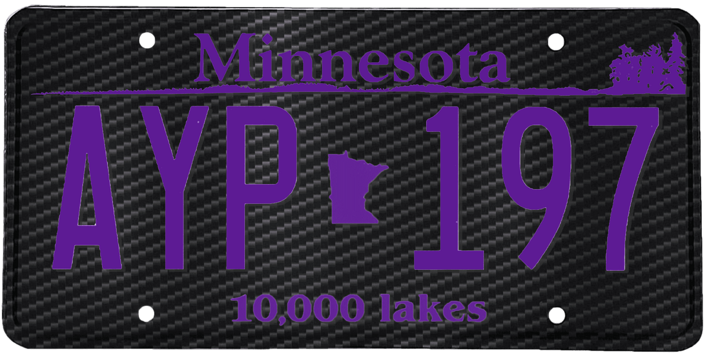 Minnesota License Plate Wrap Kit