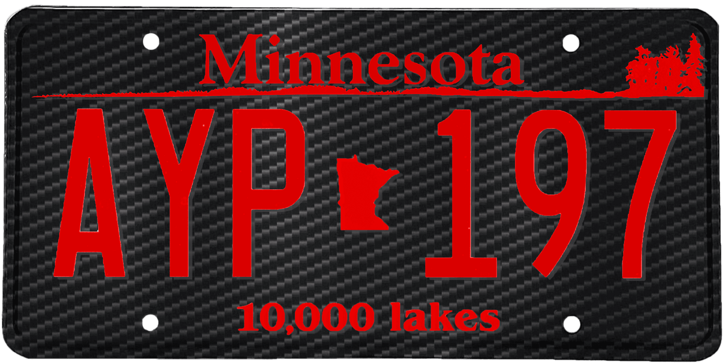 Minnesota License Plate Wrap Kit