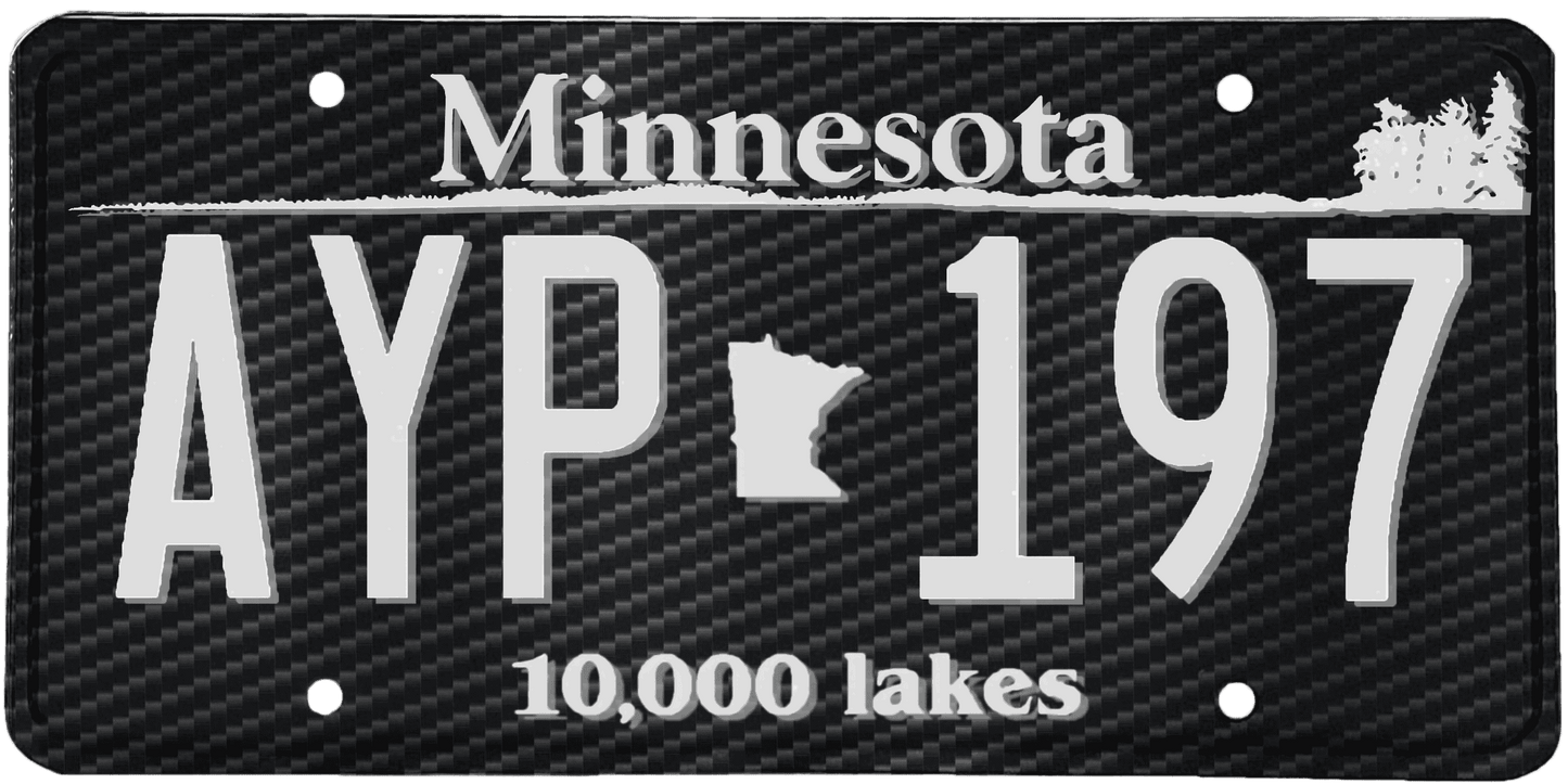 Minnesota License Plate Wrap Kit