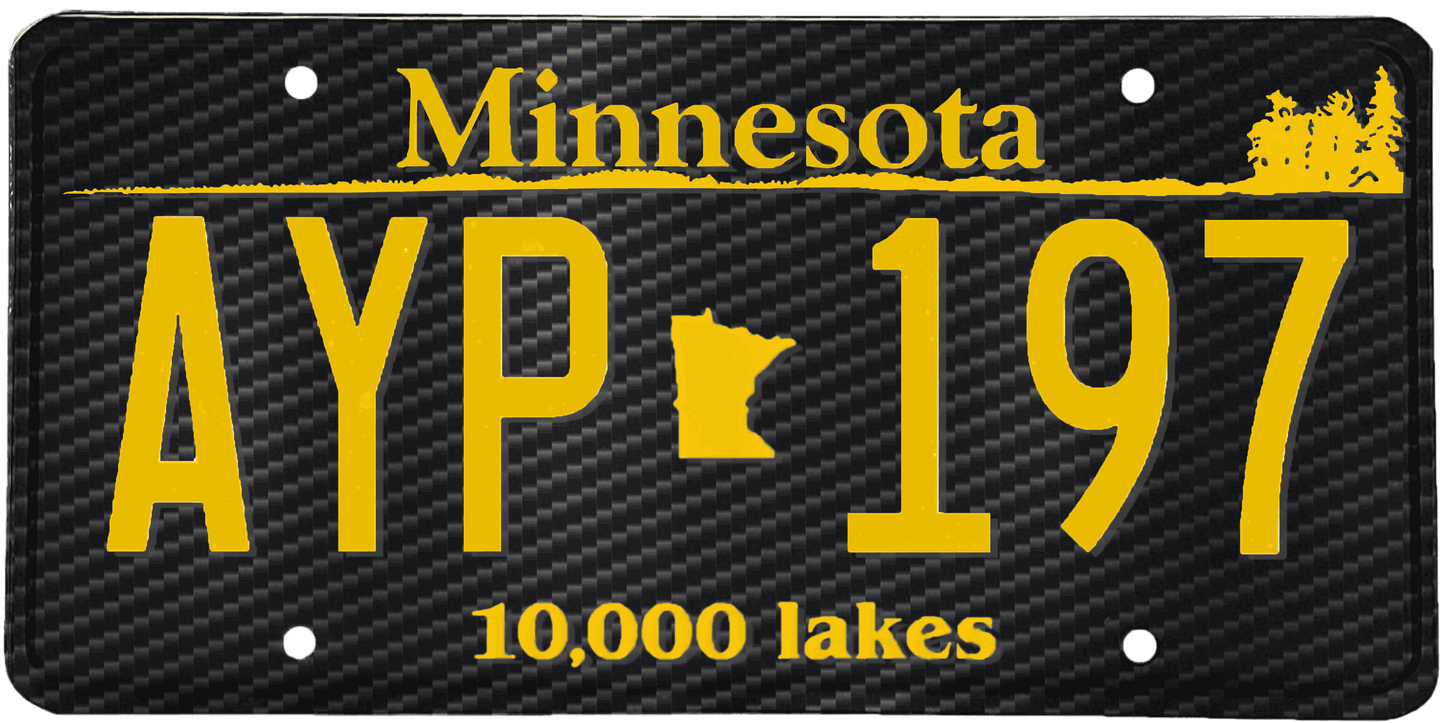 Minnesota License Plate Wrap Kit