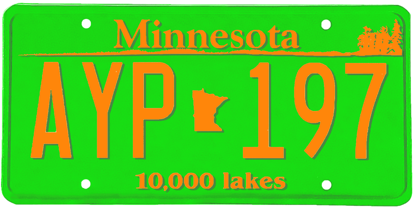 Minnesota License Plate Wrap Kit