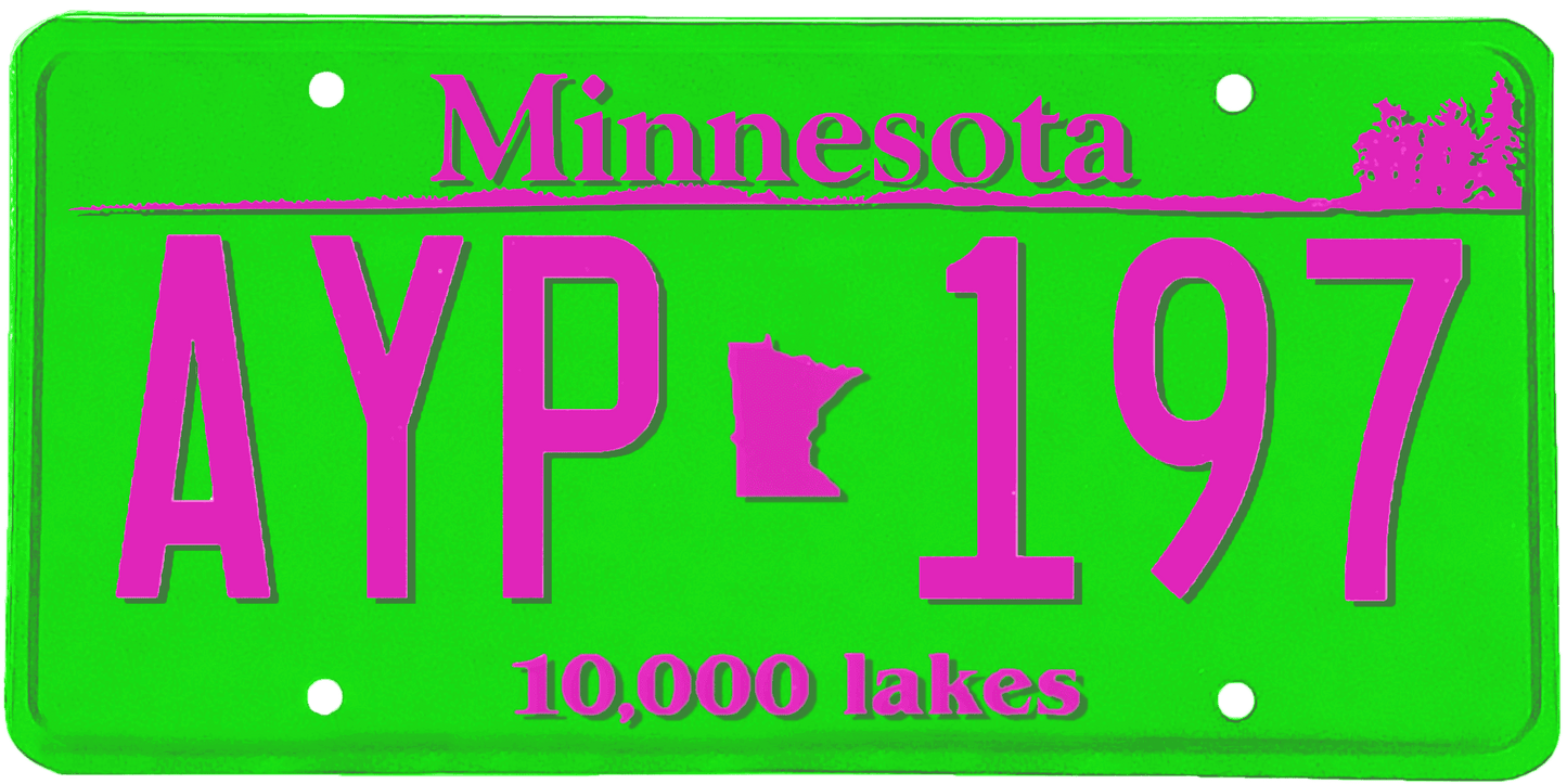 Minnesota License Plate Wrap Kit