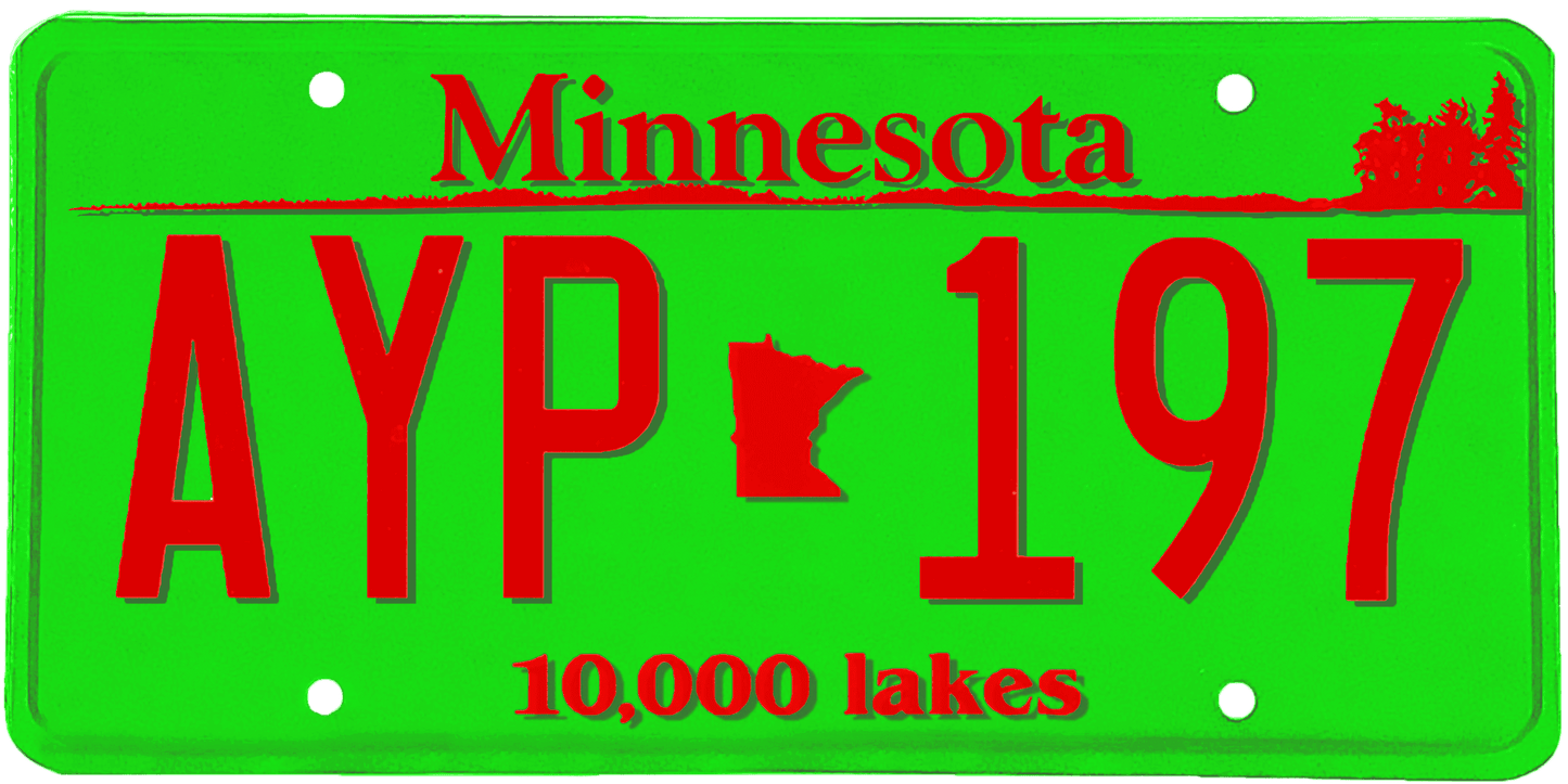 Minnesota License Plate Wrap Kit