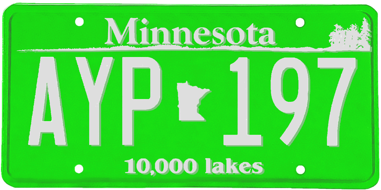 Minnesota License Plate Wrap Kit