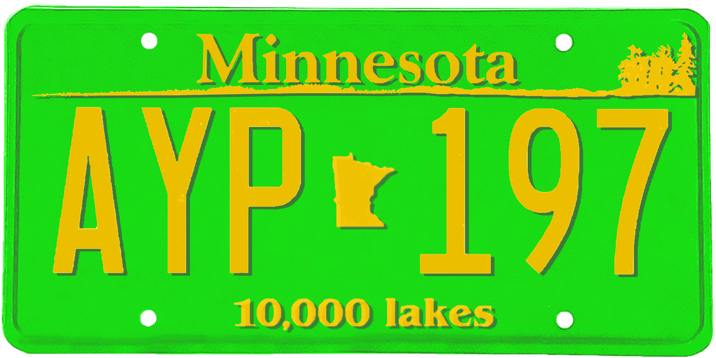 Minnesota License Plate Wrap Kit