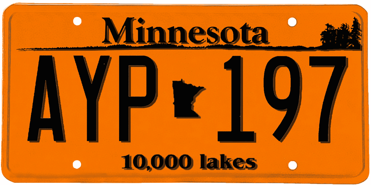 Minnesota License Plate Wrap Kit