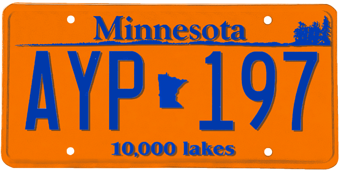 Minnesota License Plate Wrap Kit