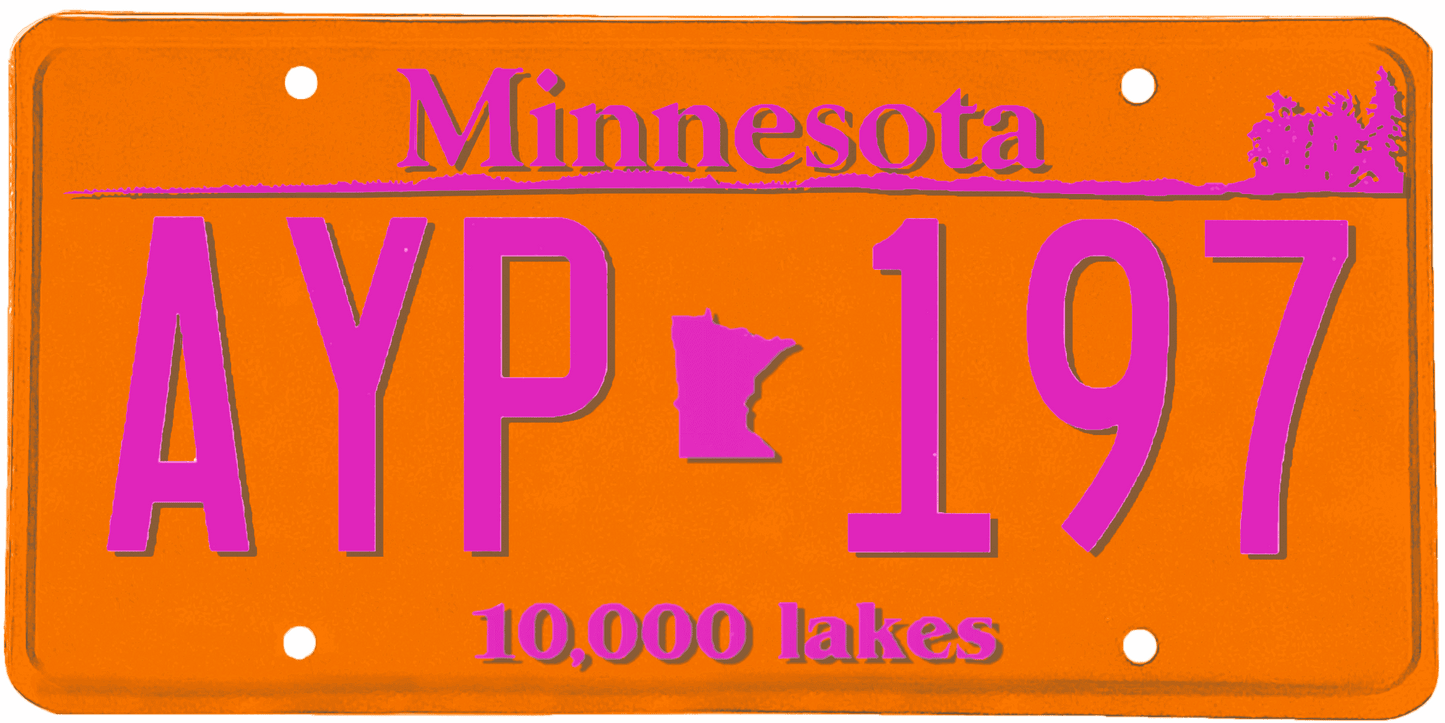 Minnesota License Plate Wrap Kit